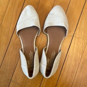 Toms Canvas and Suede Flats